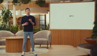 Sam Altman introducing Chat GPT-5