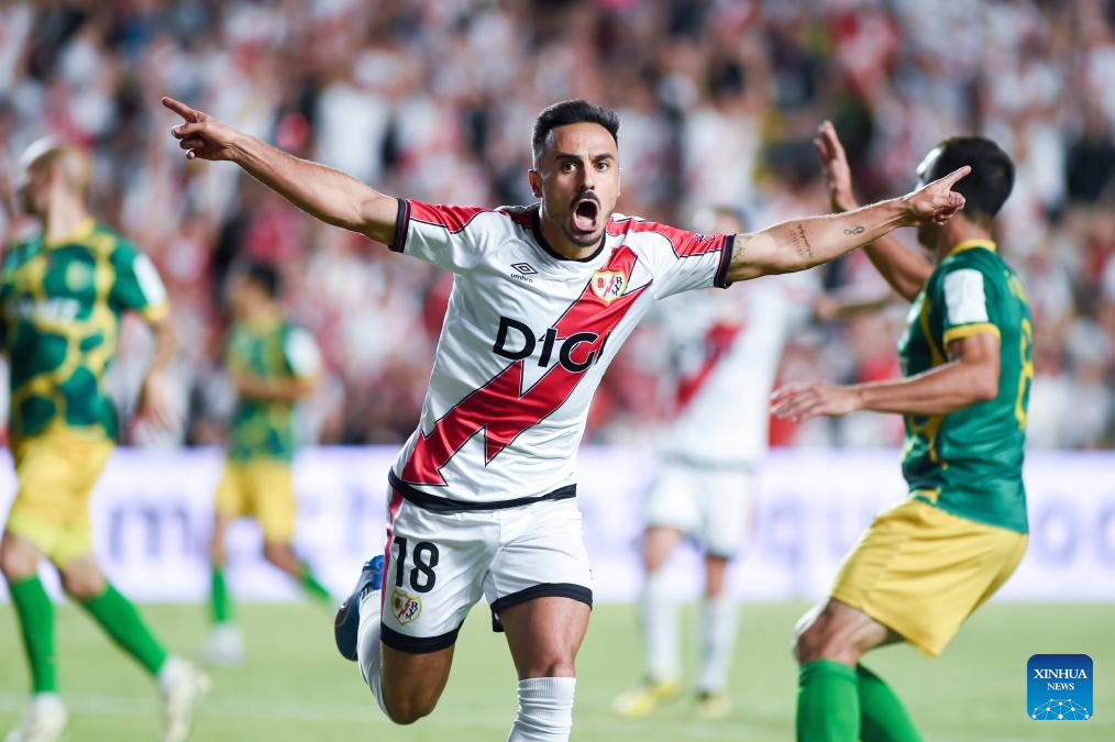 Rayo Vallecano of Spain vs. FC Neman Grodno of Belarus -Xinhua
