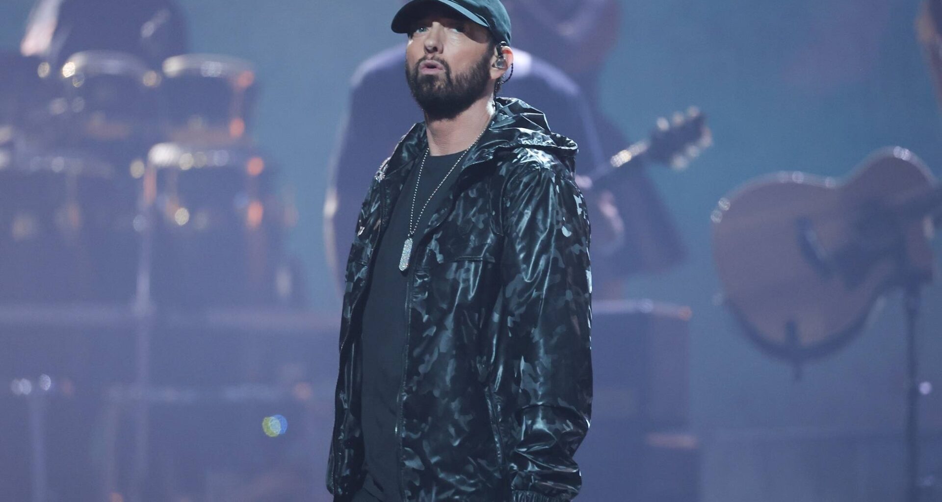 Critics are calling Eminem's promotional popcorn bucket for 'Stans' documentary "messed up"