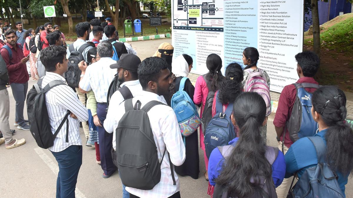 Karnataka State Open University organises job mela, 80 companies participate