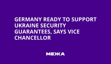 Germany Ready to Support Ukraine Security Guarantees, Says Vice Chancellor