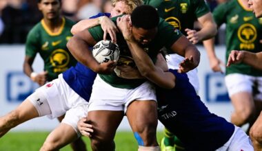 SA U18 too strong for gallant French