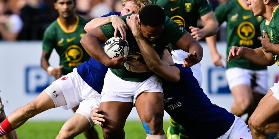 SA U18 too strong for gallant French