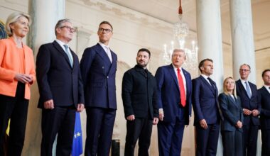 Trump and Zelenskyy's meeting with European leaders marks a historic moment