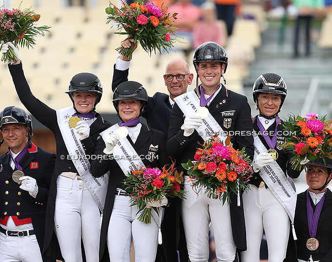 Germany Hauls 26th Team Gold Medal at 2025 European Dressage Championships