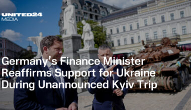 Germany’s Finance Minister Reaffirms Support for Ukraine During Unannounced Kyiv Trip — UNITED24 Media