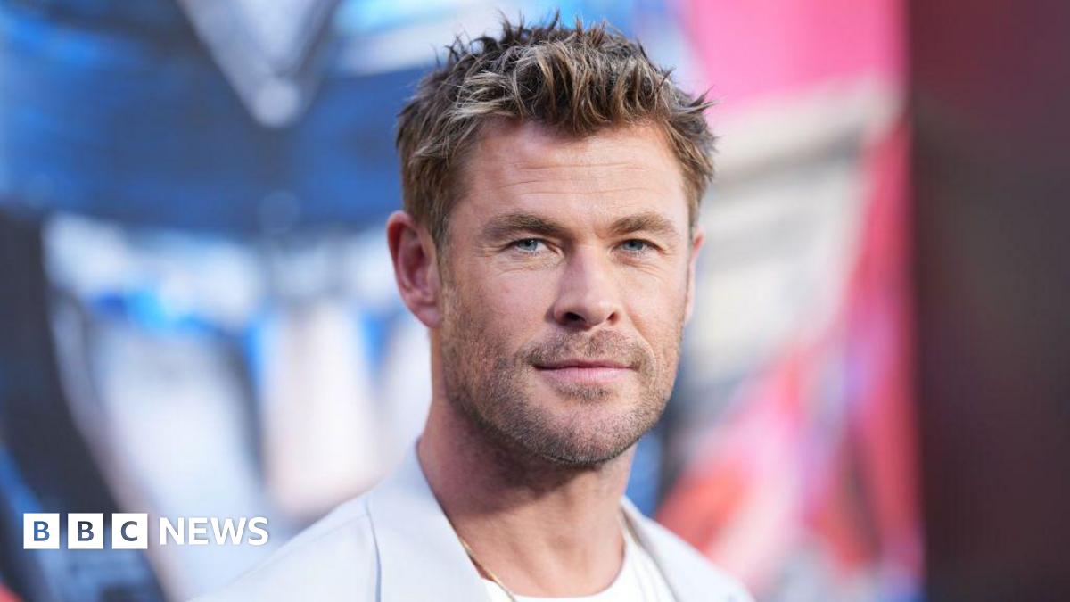 A head and shoulders shot of Chris Hemsworth at the Transformers One New York premiere in 2024