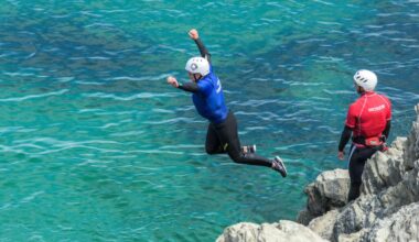 Five of the best places to go coasteering in Scotland