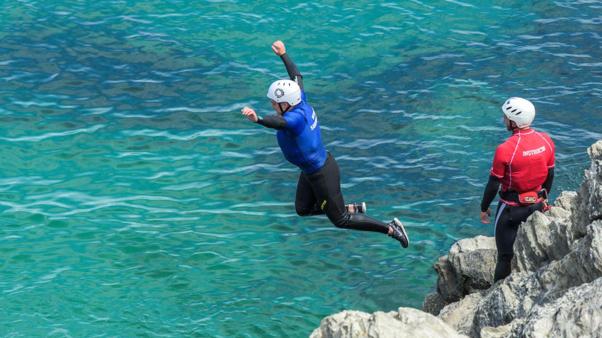 Five of the best places to go coasteering in Scotland