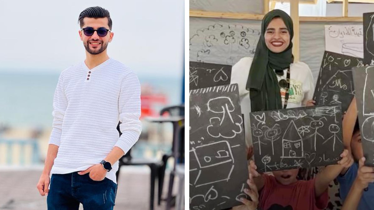 We should be at UK university but we’re trapped by IDF bombs