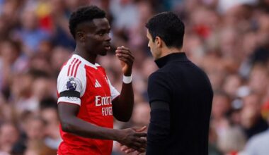 Bukayo Saka injury not as bad as first feared in boost for Arsenal