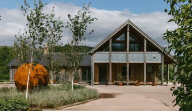 This architectural home in the Scottish Borders is for sale at £645,000