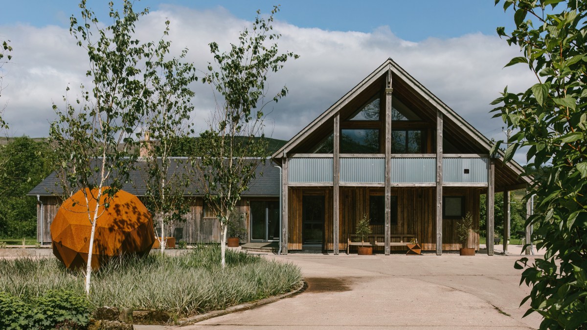 This architectural home in the Scottish Borders is for sale at £645,000
