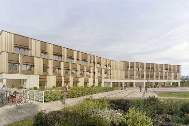 A drawing showing how the new Paisley Grammar School could look