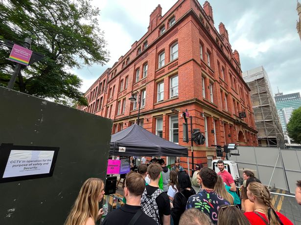 Those heading to The Gay Village were told they need a wristband to enter