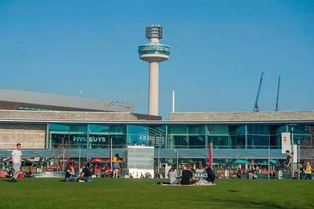 The view from the top of Liverpool ONE 