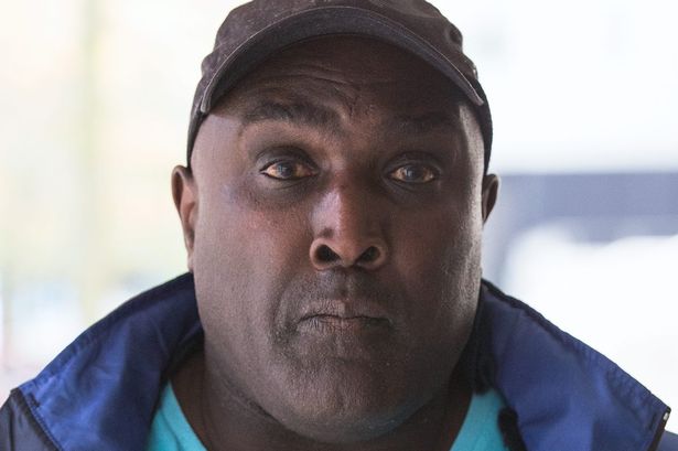Akinwale Arobieke leaves Manchester Crown Court, October 23, 2013