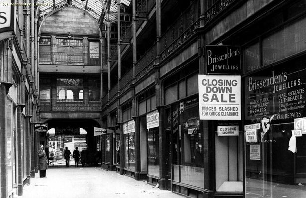 Manchester's Deansgate Arcade in 1955