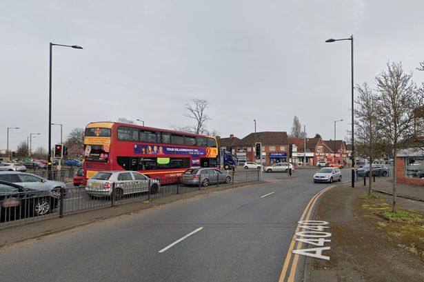 A general view of Marsh Hill in the centre of Stockland Green