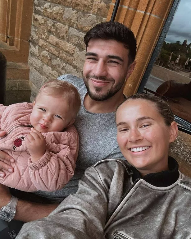 Molly-Mae and Tommy Fury with Bambi