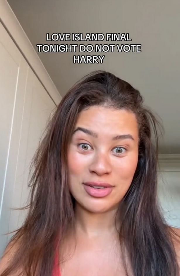Love Island legend Montana Brown has urged fans not to vote for Harry 