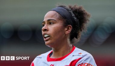 England women lift trophy