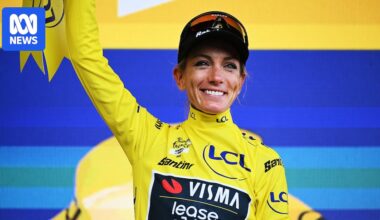 French rider Pauline Ferrand-Prévôt puts a gap on Australia's Sarah Gigante ahead of final stage of Tour de France Femmes