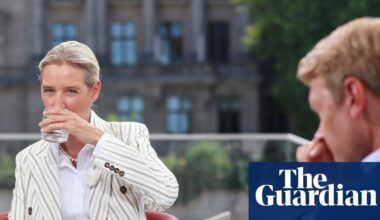 Choir that drowned out Germany’s AfD leader happy to ‘bend the ear’ of country | Alternative für Deutschland (AfD)