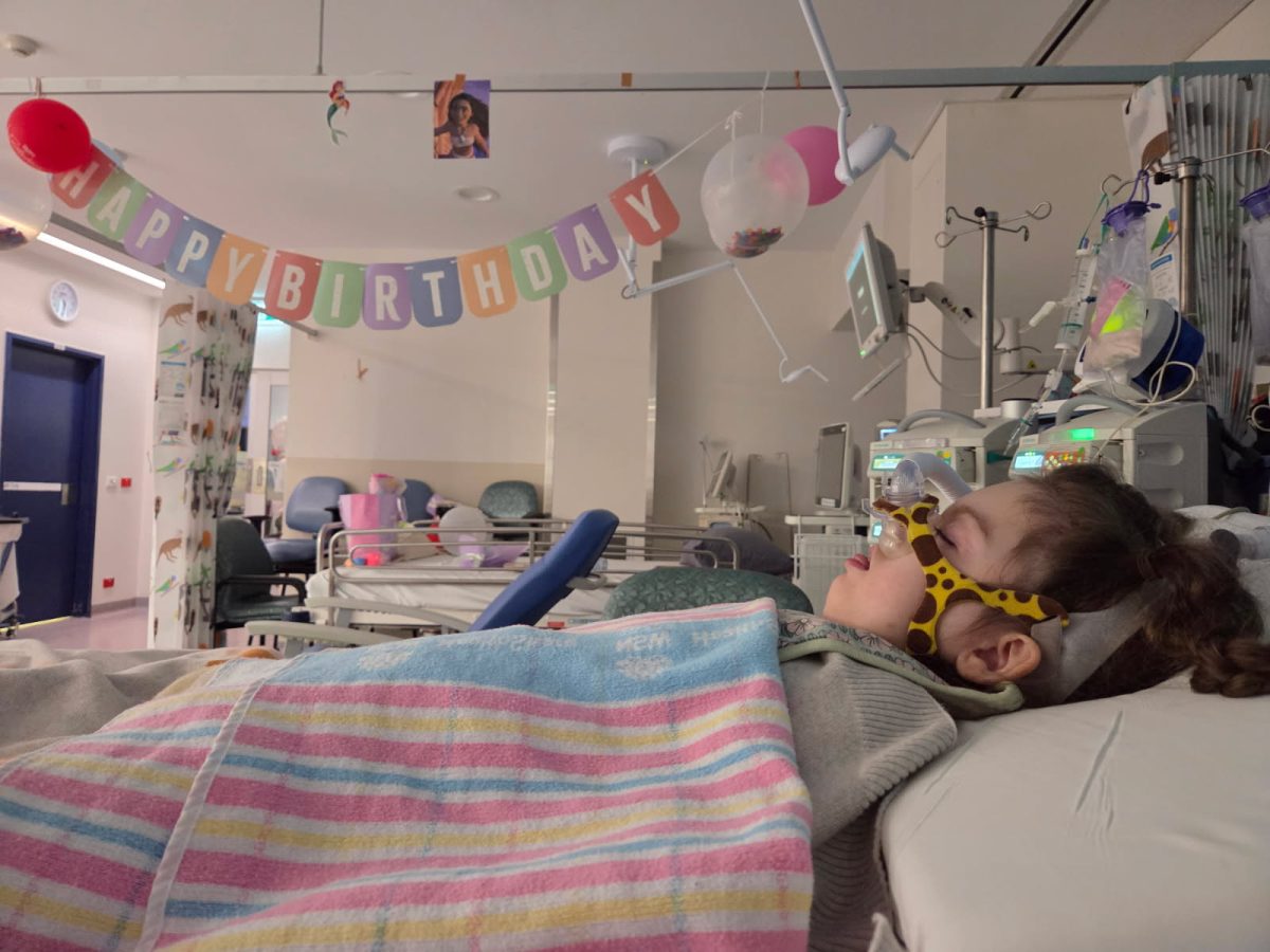 Wollongong girl Amarli Broome celebrated her seventh birthday in hospital. 