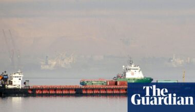 Ukraine says it has bombed Russian ship carrying drone parts at Caspian port | Ukraine