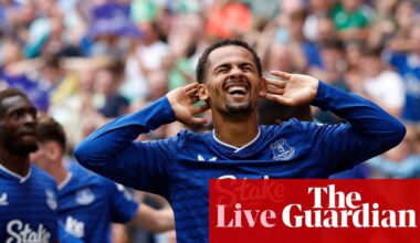 Everton v Brighton: first Premier League match at Hill Dickinson Stadium – live | Premier League