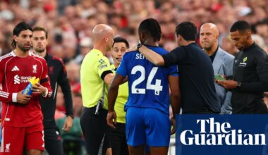 Man arrested after Bournemouth player reports racial abuse at Liverpool match | UK news