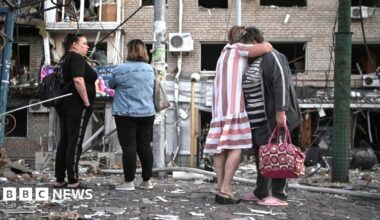 Ukraine war latest: Three children among dozens injured in Russian strikes on Zaporizhzhia