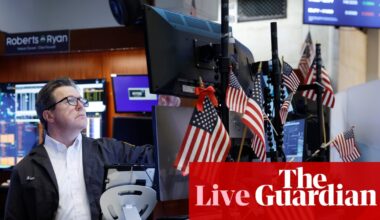 Wall Street opens lower as Trump tariffs and weak jobs report hit global markets – business live | Trump tariffs