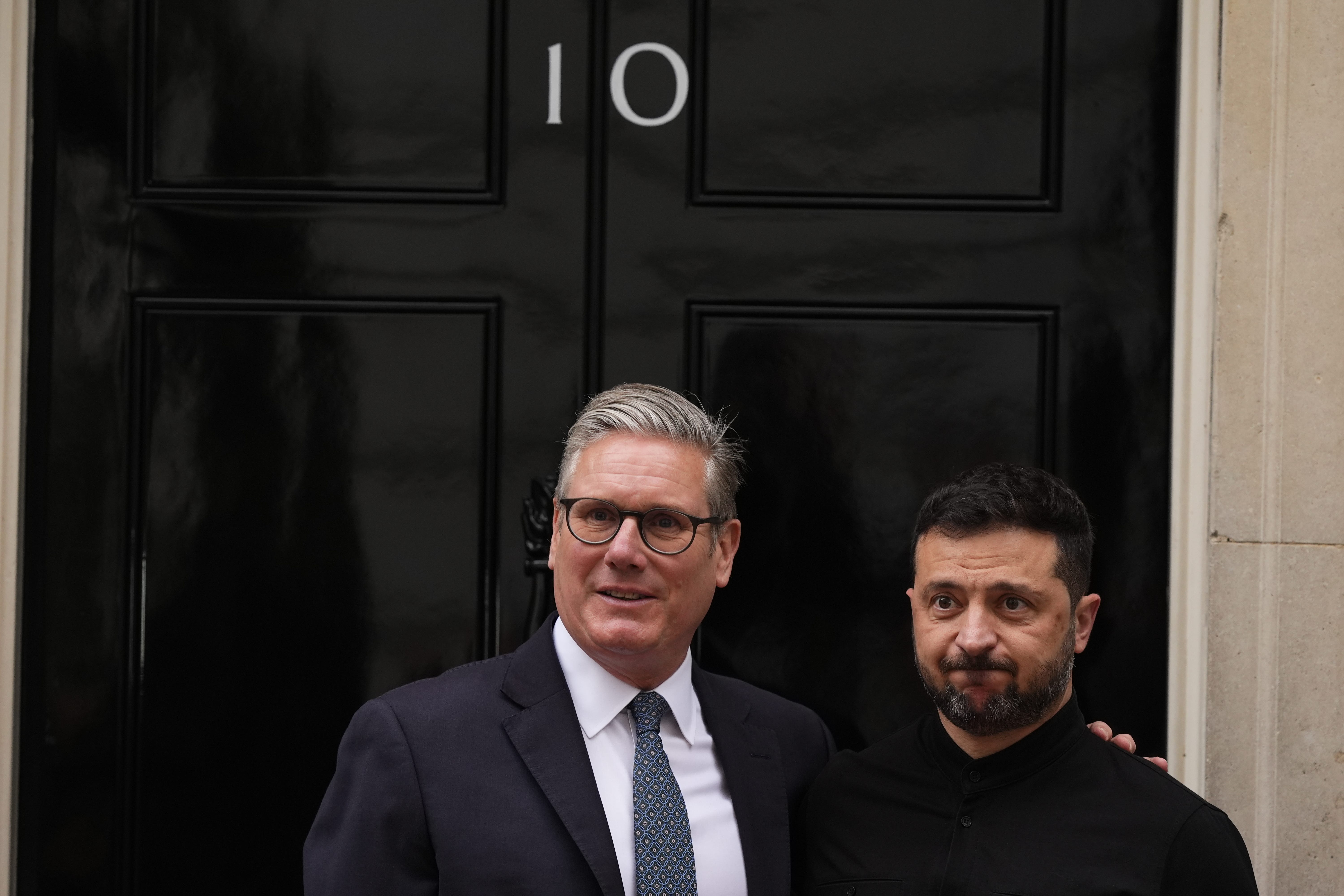 Prime Minister Sir Keir Starmer has reaffirmed the UK’s ‘unwavering’ support for Ukraine (Jordan Pettitt/PA)