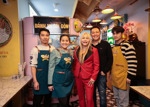 Susan, Michael and the team at Wow Banh Mi on Oldham Road