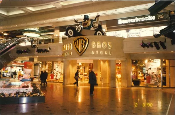 The lost Warner Bros. Studio Store in Manchester Arndale