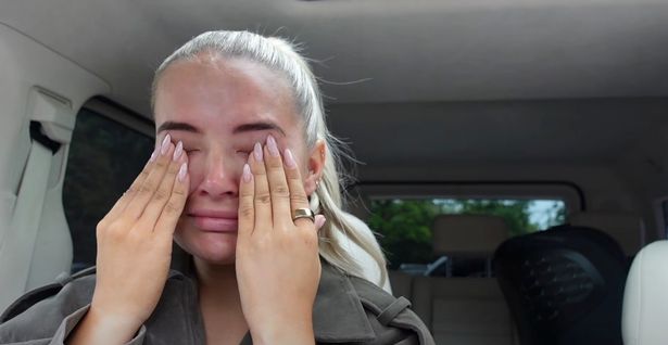 Molly Mae crying