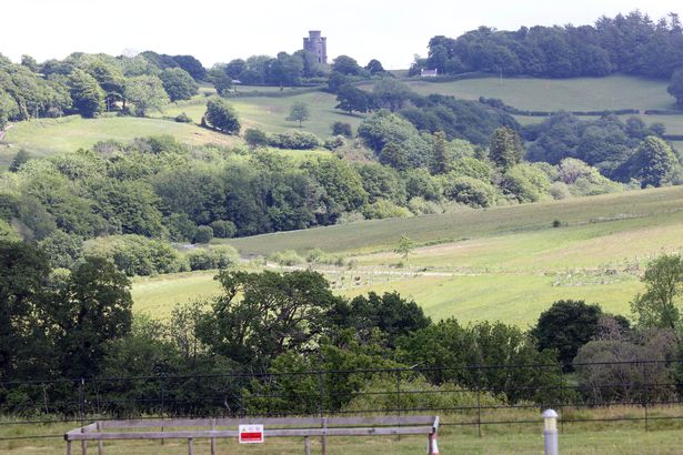 Paxton's Tower, seen from the grounds of the National Botanic Garden of Wales