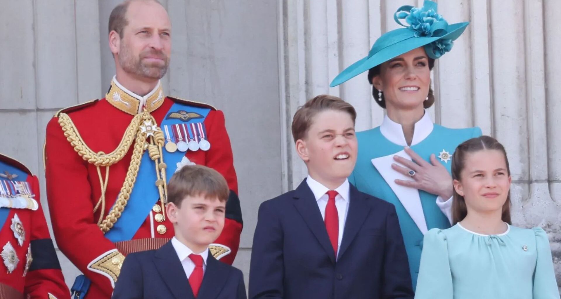 Prince William, Kate Middleton, Prince George, and Princess Charlotte (Getty via Soap Central CMS - Resized on Canva)