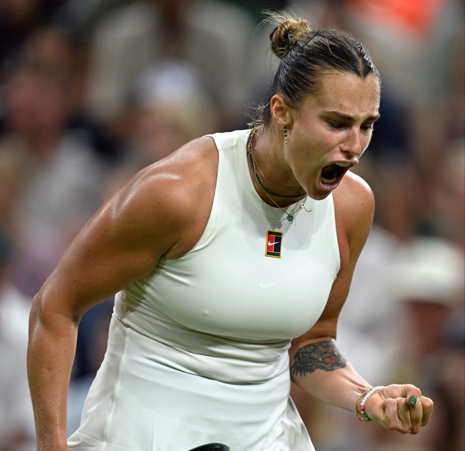 Sabalenka battled through against Raducanu, despite trailing in key moments in the match