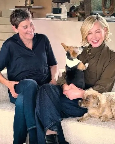 Instagram/Ellen DeGeneres Ellen DeGeneres and Portia de Rossi in England