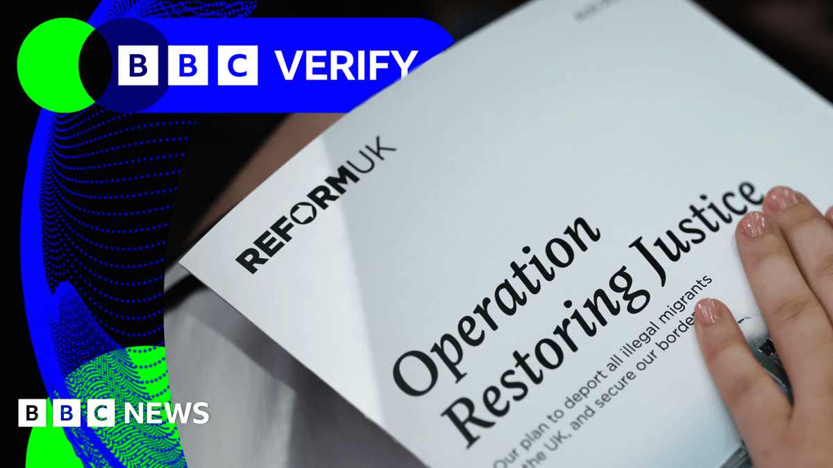 BBC Verify Live: Fact-checkers assess Reform's migration plan, and investigating Gaza hospital strike