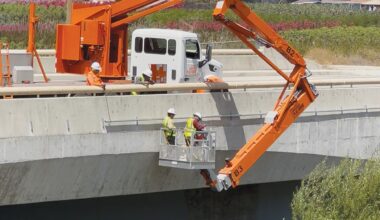 FIBER OPTICS—Aspire’s construction in Moorpark began in late May. At right, a worker is “microtrenching” in a street, installing fiber-optic cables in narrow, shallow trenches cut into streets or sidewalks. Courtesy photos
