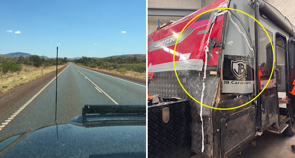Travellers warned as caravan photos highlight 'little-noticed' threat on Aussie roads