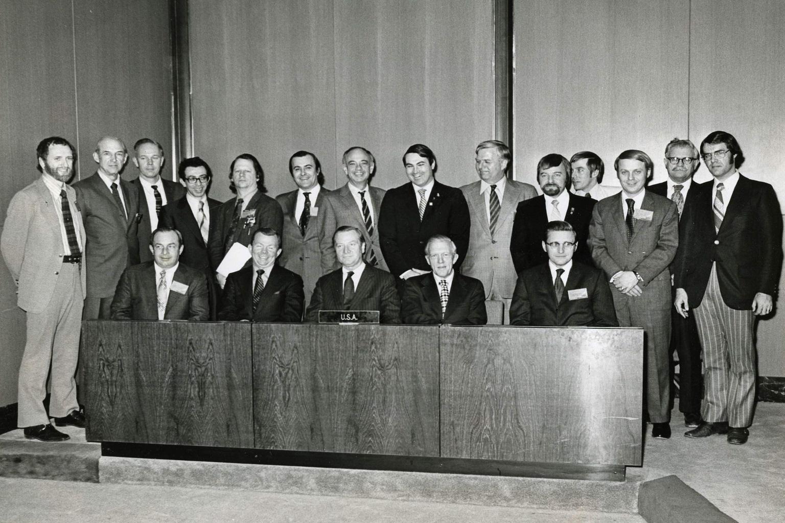 The U.S. delegation for the first CITES CoP held at Bern, Switzerland, in 1976.