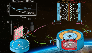 Magnetically induced convection enhances water electrolysis in microgravity