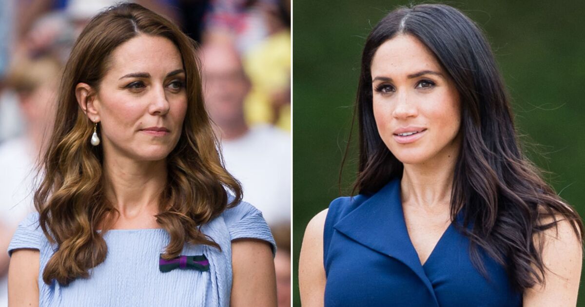Moment Kate 'grimaced' at Meghan - leaving Harry scared - Celebrity News - Entertainment