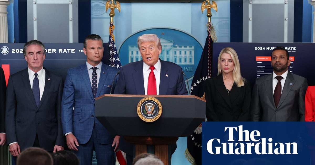 First Thing: Trump slammed for ‘unjustified power grab’ as he seizes control of DC police and deploys national guard | US news