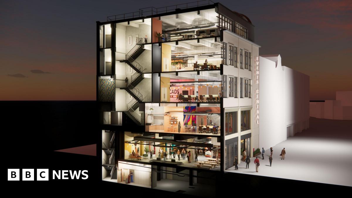 CGI of an event space